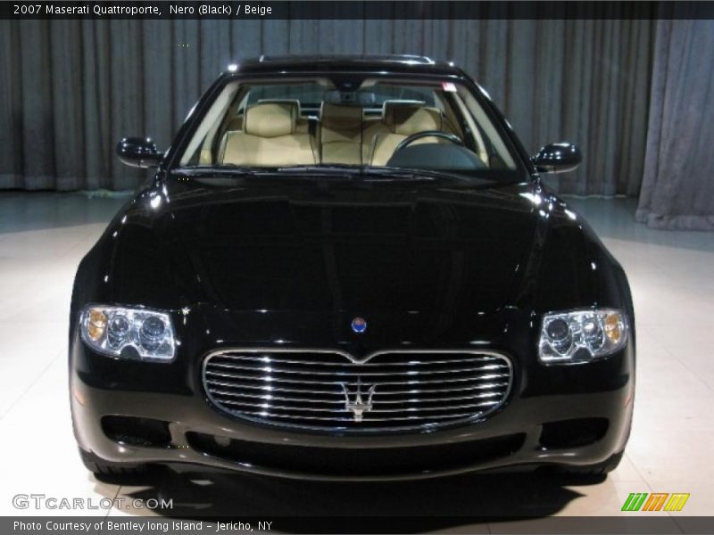 Nero (Black) / Beige 2007 Maserati Quattroporte