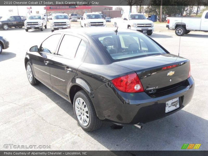Black Granite Metallic / Gray 2010 Chevrolet Cobalt LT Sedan