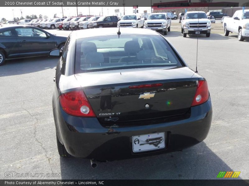 Black Granite Metallic / Gray 2010 Chevrolet Cobalt LT Sedan