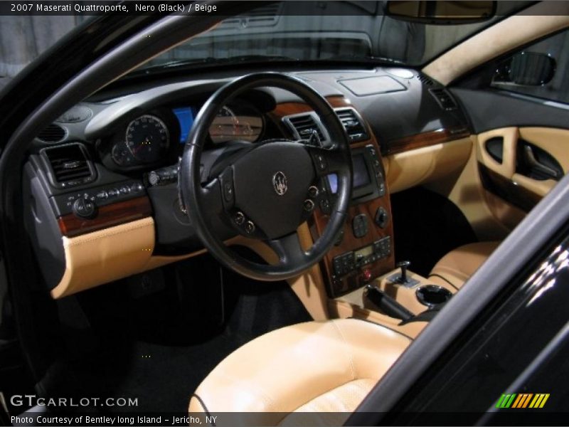 Nero (Black) / Beige 2007 Maserati Quattroporte