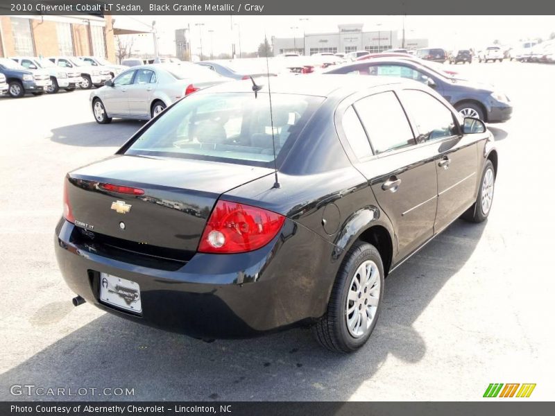 Black Granite Metallic / Gray 2010 Chevrolet Cobalt LT Sedan