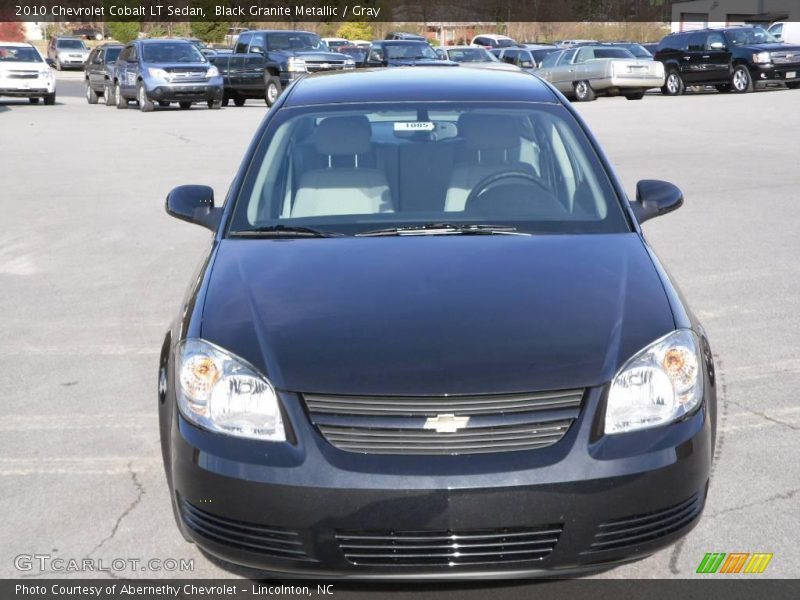 Black Granite Metallic / Gray 2010 Chevrolet Cobalt LT Sedan