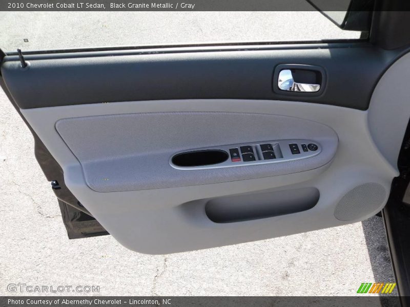 Black Granite Metallic / Gray 2010 Chevrolet Cobalt LT Sedan