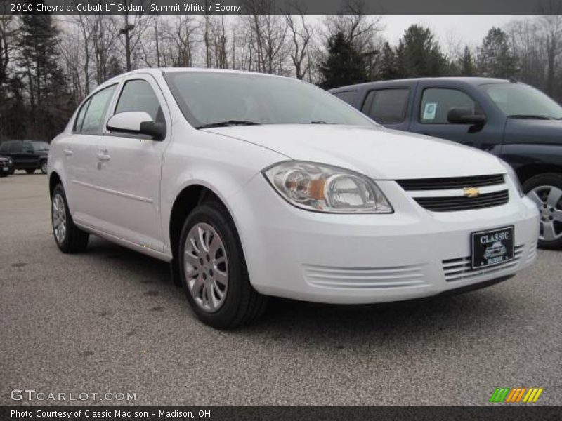 Summit White / Ebony 2010 Chevrolet Cobalt LT Sedan