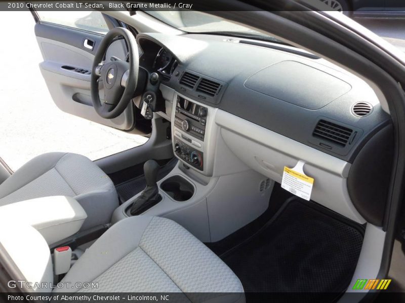 Black Granite Metallic / Gray 2010 Chevrolet Cobalt LT Sedan
