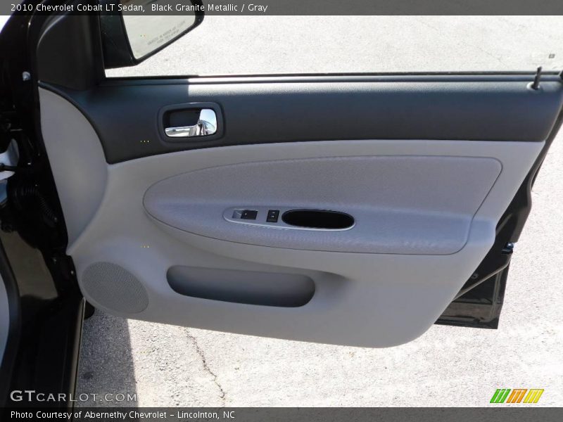Black Granite Metallic / Gray 2010 Chevrolet Cobalt LT Sedan