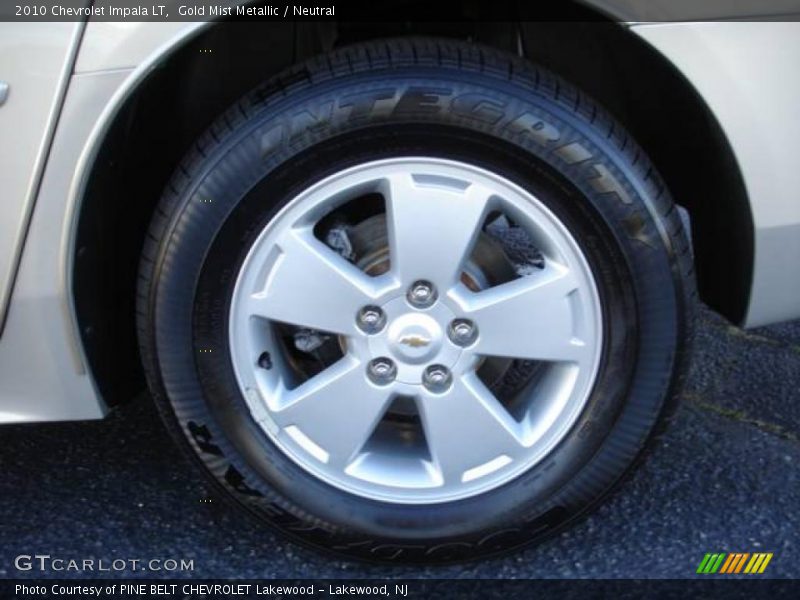 Gold Mist Metallic / Neutral 2010 Chevrolet Impala LT