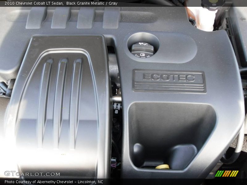 Black Granite Metallic / Gray 2010 Chevrolet Cobalt LT Sedan