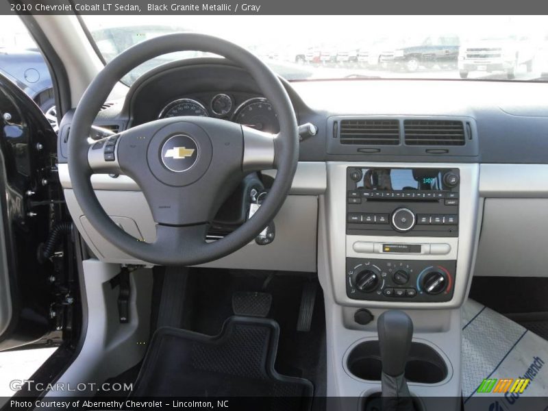 Black Granite Metallic / Gray 2010 Chevrolet Cobalt LT Sedan