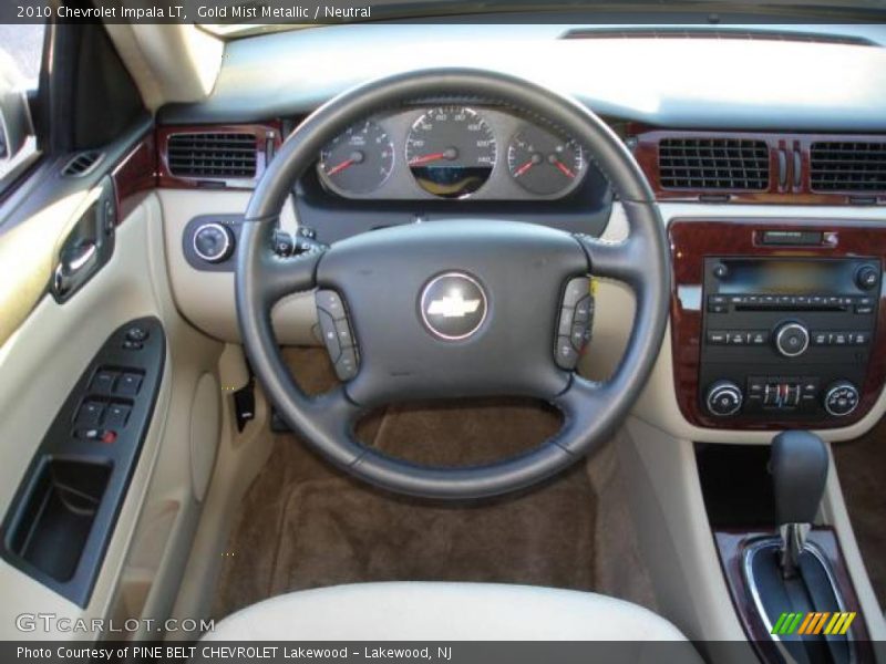 Gold Mist Metallic / Neutral 2010 Chevrolet Impala LT