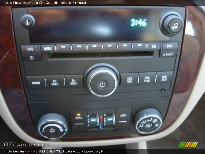 Gold Mist Metallic / Neutral 2010 Chevrolet Impala LT