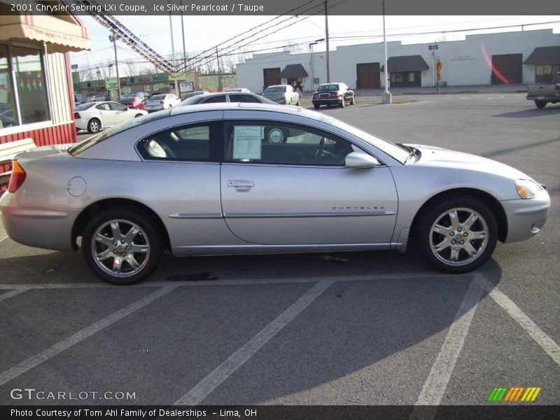 Ice Silver Pearlcoat / Taupe 2001 Chrysler Sebring LXi Coupe