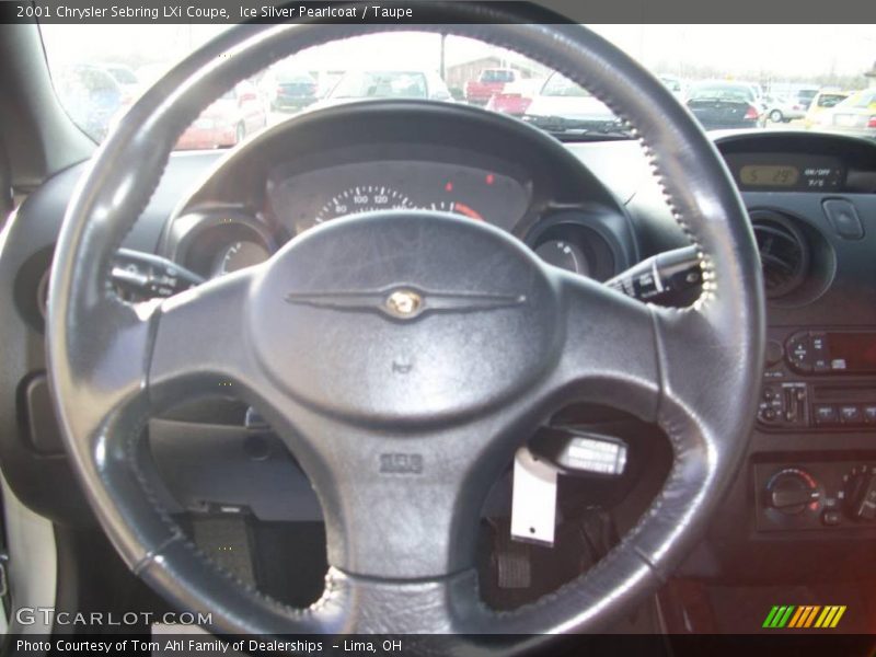 Ice Silver Pearlcoat / Taupe 2001 Chrysler Sebring LXi Coupe