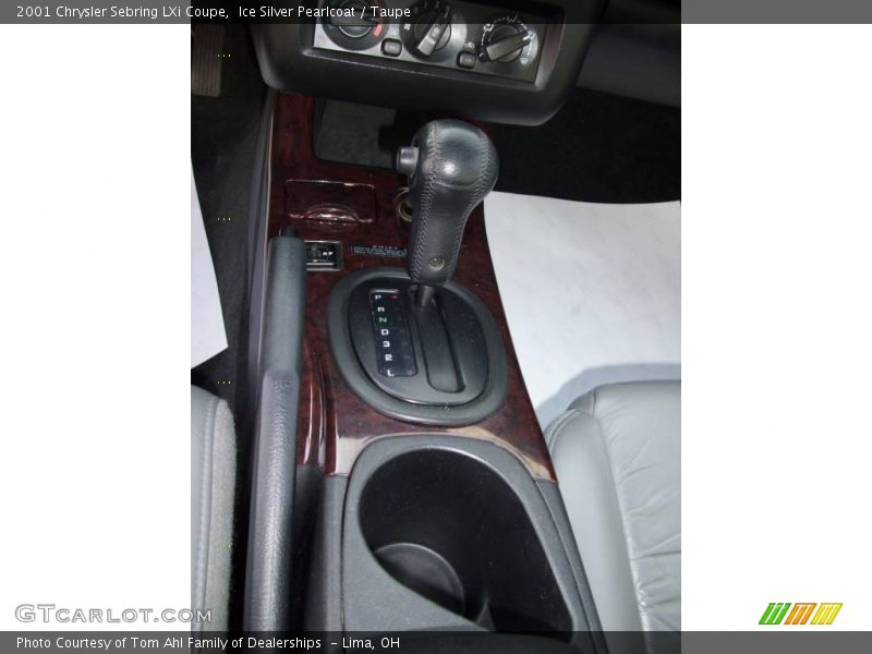 Ice Silver Pearlcoat / Taupe 2001 Chrysler Sebring LXi Coupe