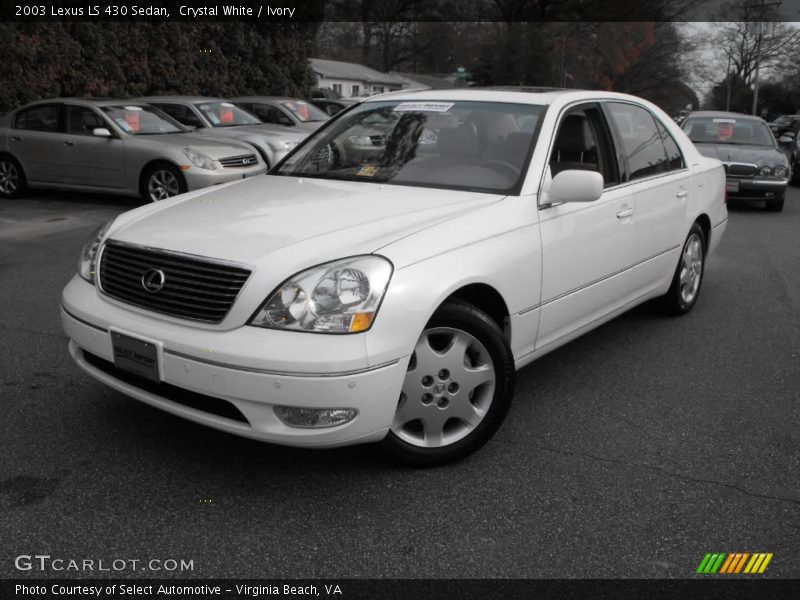 Crystal White / Ivory 2003 Lexus LS 430 Sedan