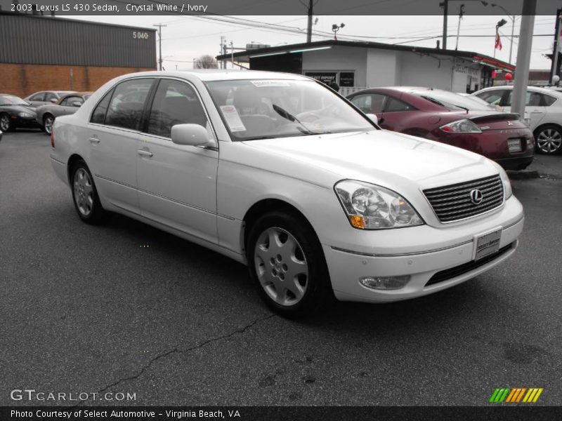 Crystal White / Ivory 2003 Lexus LS 430 Sedan