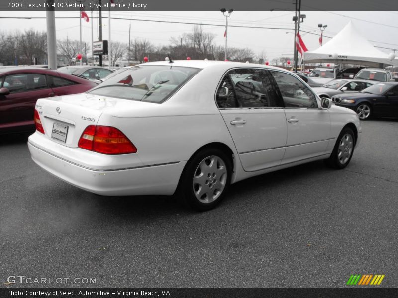 Crystal White / Ivory 2003 Lexus LS 430 Sedan