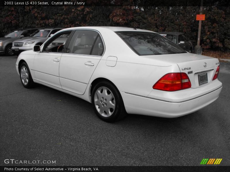 Crystal White / Ivory 2003 Lexus LS 430 Sedan