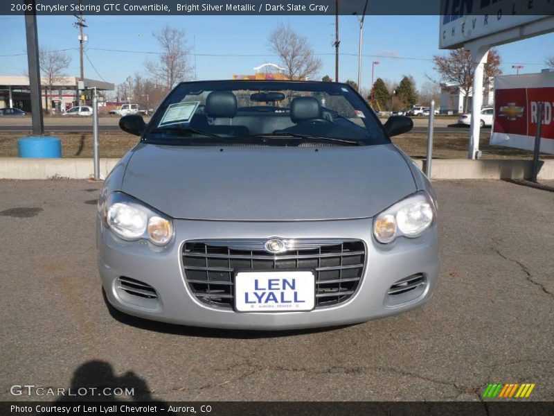 Bright Silver Metallic / Dark Slate Gray 2006 Chrysler Sebring GTC Convertible