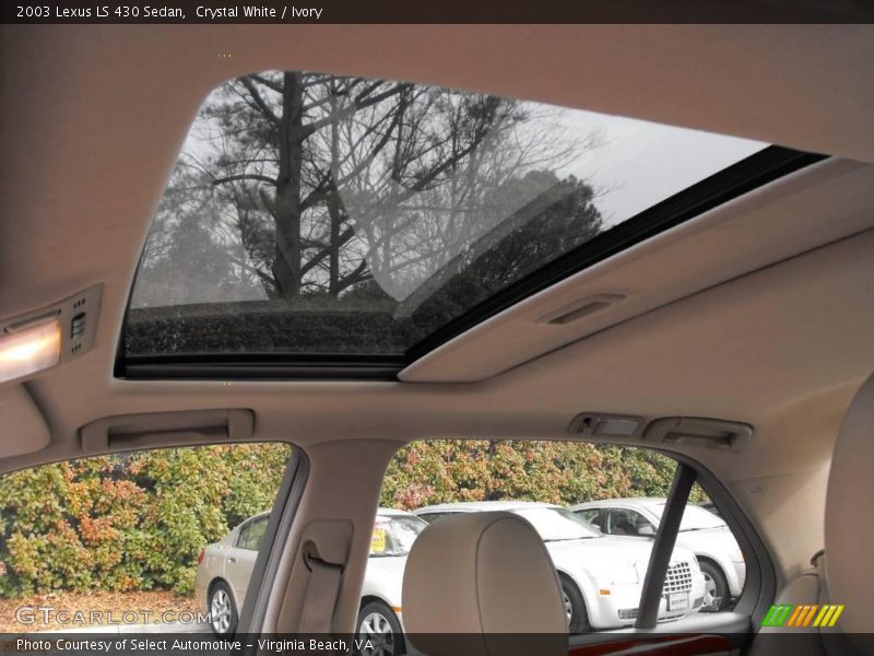 Crystal White / Ivory 2003 Lexus LS 430 Sedan