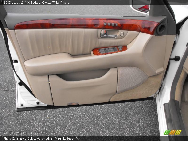 Crystal White / Ivory 2003 Lexus LS 430 Sedan