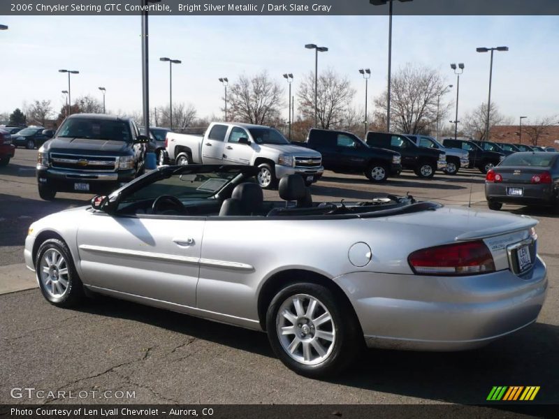 Bright Silver Metallic / Dark Slate Gray 2006 Chrysler Sebring GTC Convertible