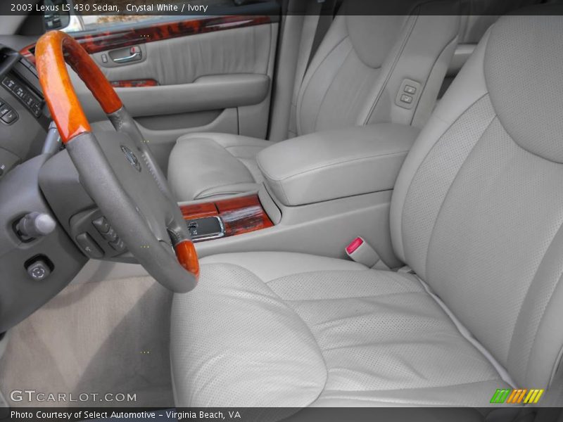 Crystal White / Ivory 2003 Lexus LS 430 Sedan