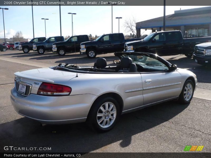 Bright Silver Metallic / Dark Slate Gray 2006 Chrysler Sebring GTC Convertible