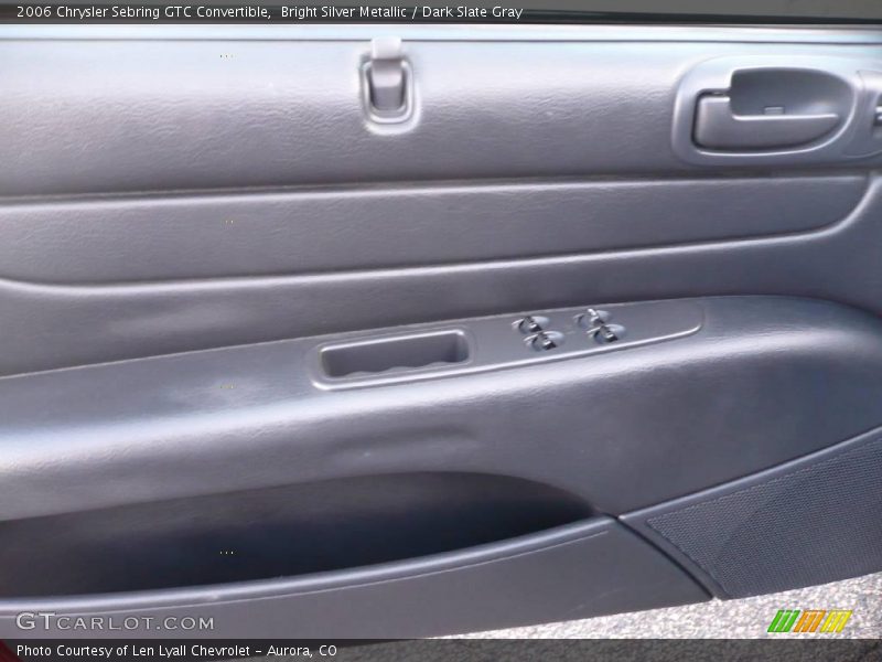 Bright Silver Metallic / Dark Slate Gray 2006 Chrysler Sebring GTC Convertible
