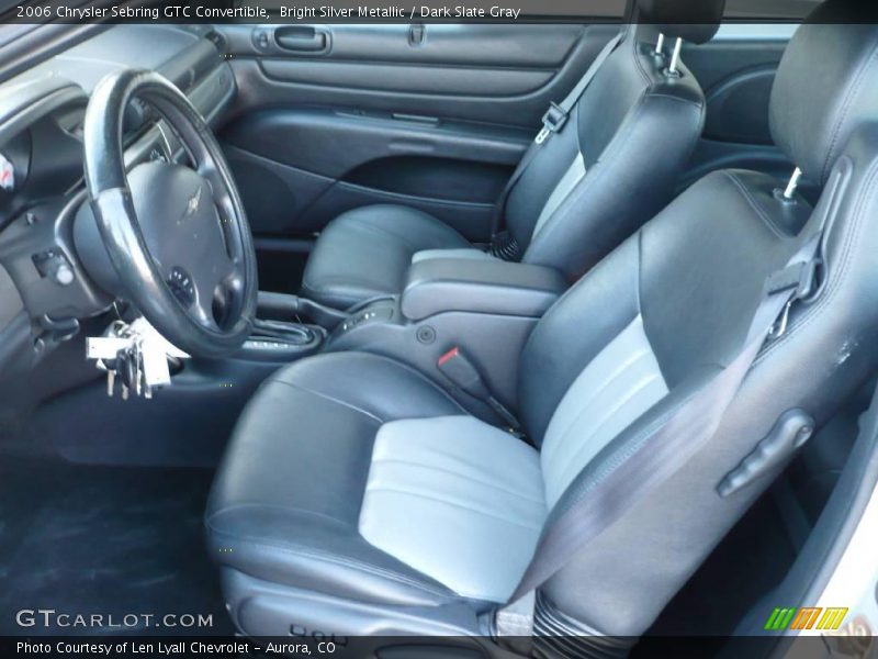 Bright Silver Metallic / Dark Slate Gray 2006 Chrysler Sebring GTC Convertible