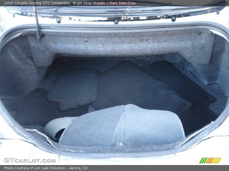 Bright Silver Metallic / Dark Slate Gray 2006 Chrysler Sebring GTC Convertible