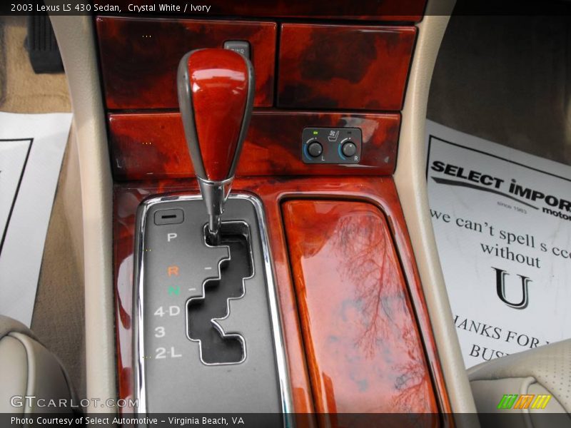 Crystal White / Ivory 2003 Lexus LS 430 Sedan