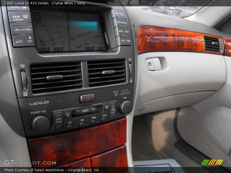 Crystal White / Ivory 2003 Lexus LS 430 Sedan
