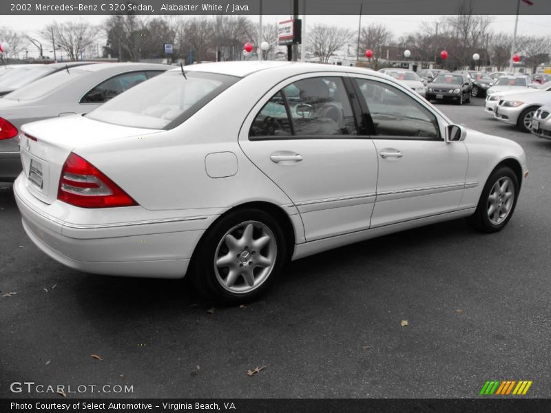 Alabaster White / Java 2002 Mercedes-Benz C 320 Sedan