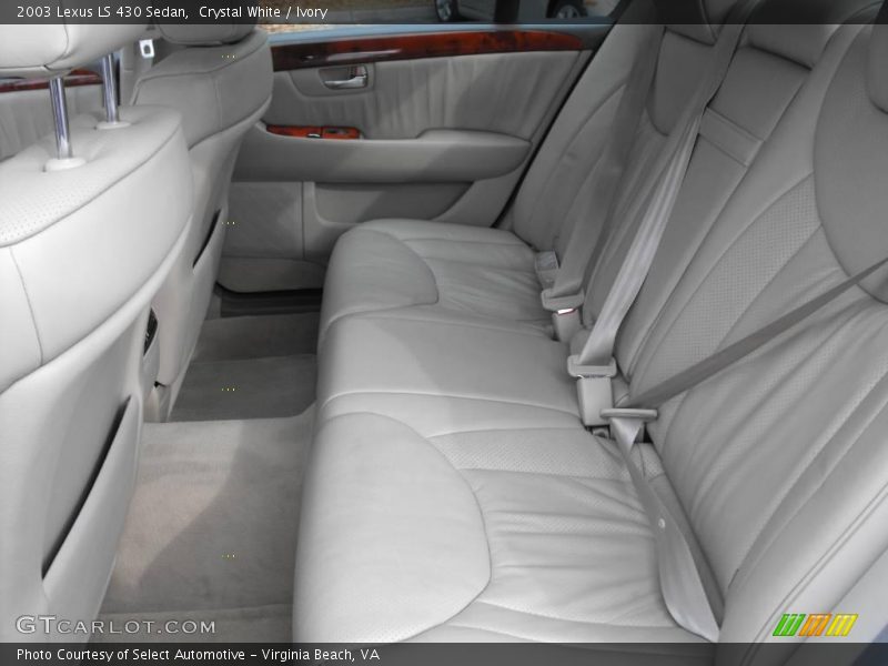 Crystal White / Ivory 2003 Lexus LS 430 Sedan