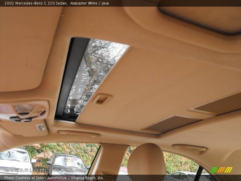 Alabaster White / Java 2002 Mercedes-Benz C 320 Sedan