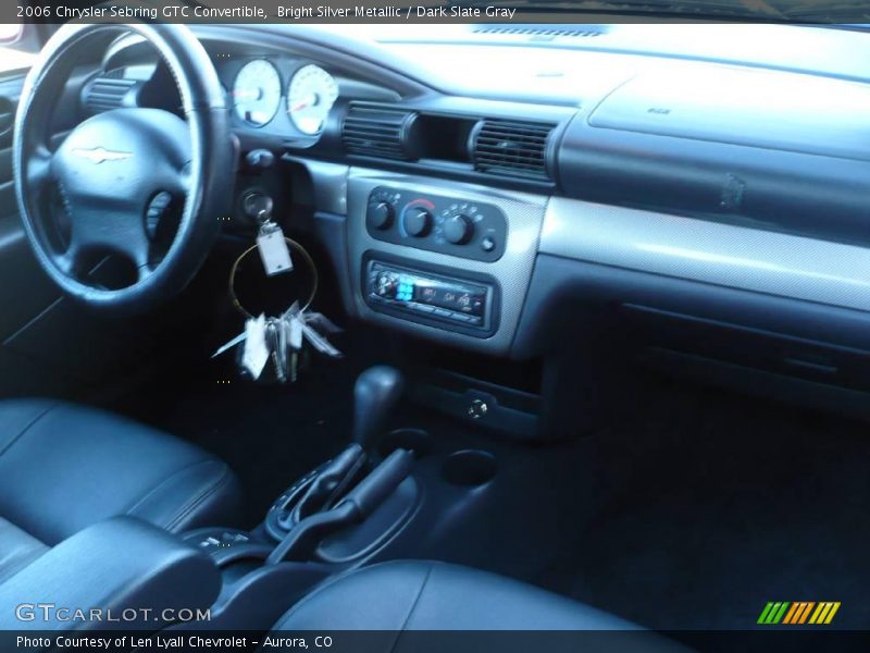 Bright Silver Metallic / Dark Slate Gray 2006 Chrysler Sebring GTC Convertible