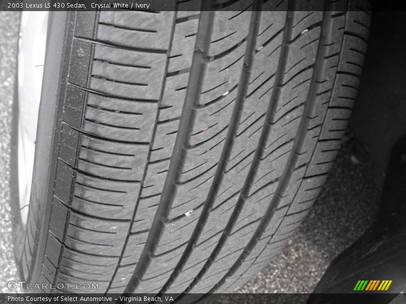 Crystal White / Ivory 2003 Lexus LS 430 Sedan