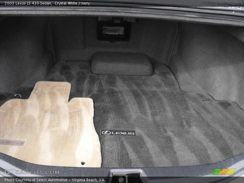 Crystal White / Ivory 2003 Lexus LS 430 Sedan