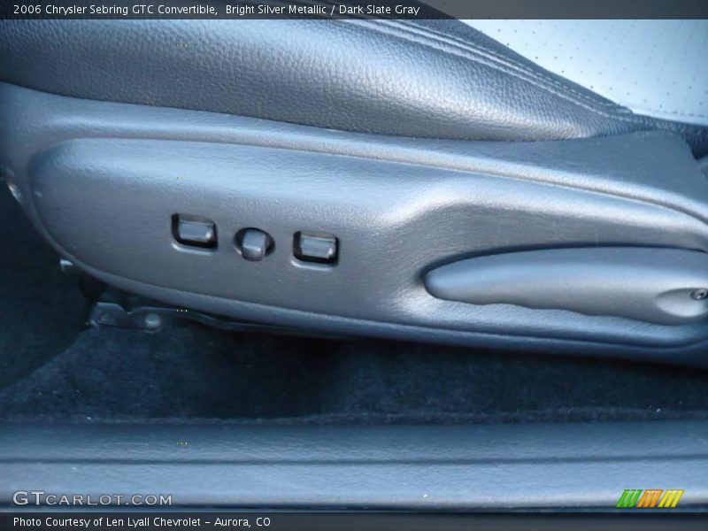 Bright Silver Metallic / Dark Slate Gray 2006 Chrysler Sebring GTC Convertible