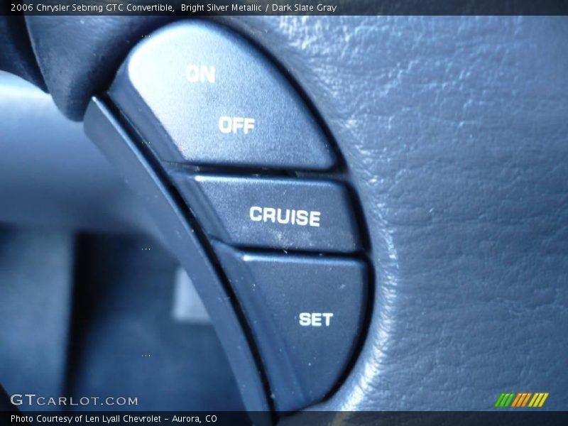 Bright Silver Metallic / Dark Slate Gray 2006 Chrysler Sebring GTC Convertible