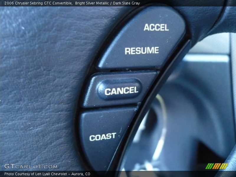 Bright Silver Metallic / Dark Slate Gray 2006 Chrysler Sebring GTC Convertible