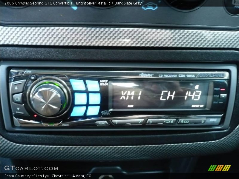 Bright Silver Metallic / Dark Slate Gray 2006 Chrysler Sebring GTC Convertible