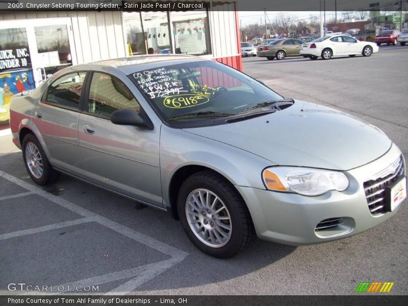 Satin Jade Pearl / Charcoal 2005 Chrysler Sebring Touring Sedan