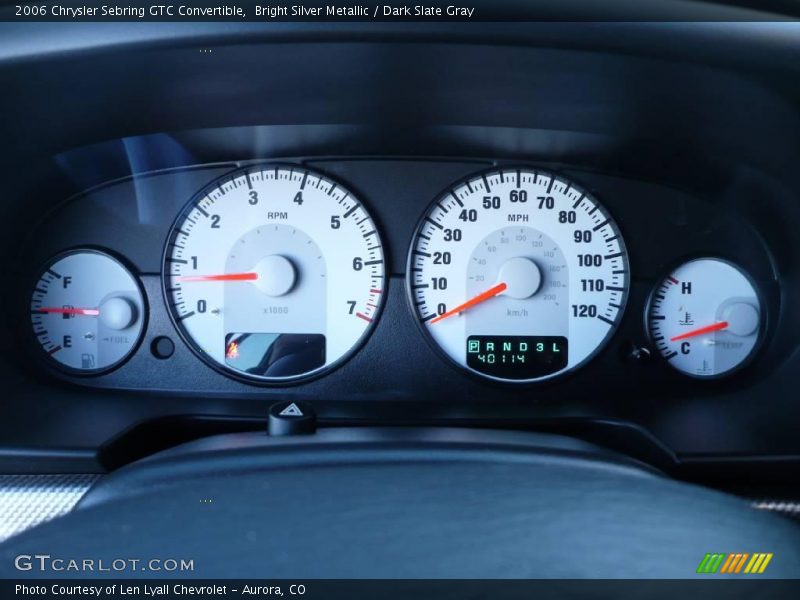 Bright Silver Metallic / Dark Slate Gray 2006 Chrysler Sebring GTC Convertible