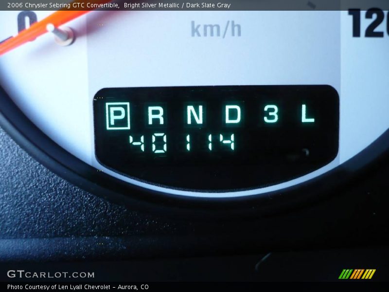 Bright Silver Metallic / Dark Slate Gray 2006 Chrysler Sebring GTC Convertible