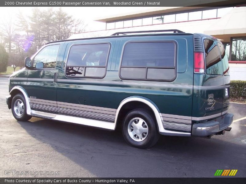 Woodland Green / Neutral 2000 Chevrolet Express G1500 Passenger Conversion Van