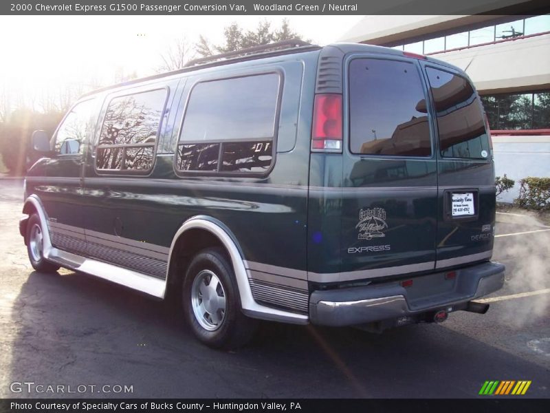 Woodland Green / Neutral 2000 Chevrolet Express G1500 Passenger Conversion Van