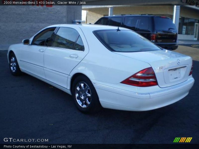 Glacier White / Java 2000 Mercedes-Benz S 430 Sedan