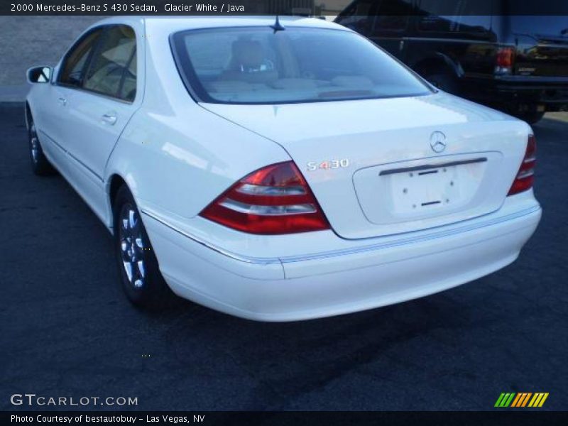 Glacier White / Java 2000 Mercedes-Benz S 430 Sedan